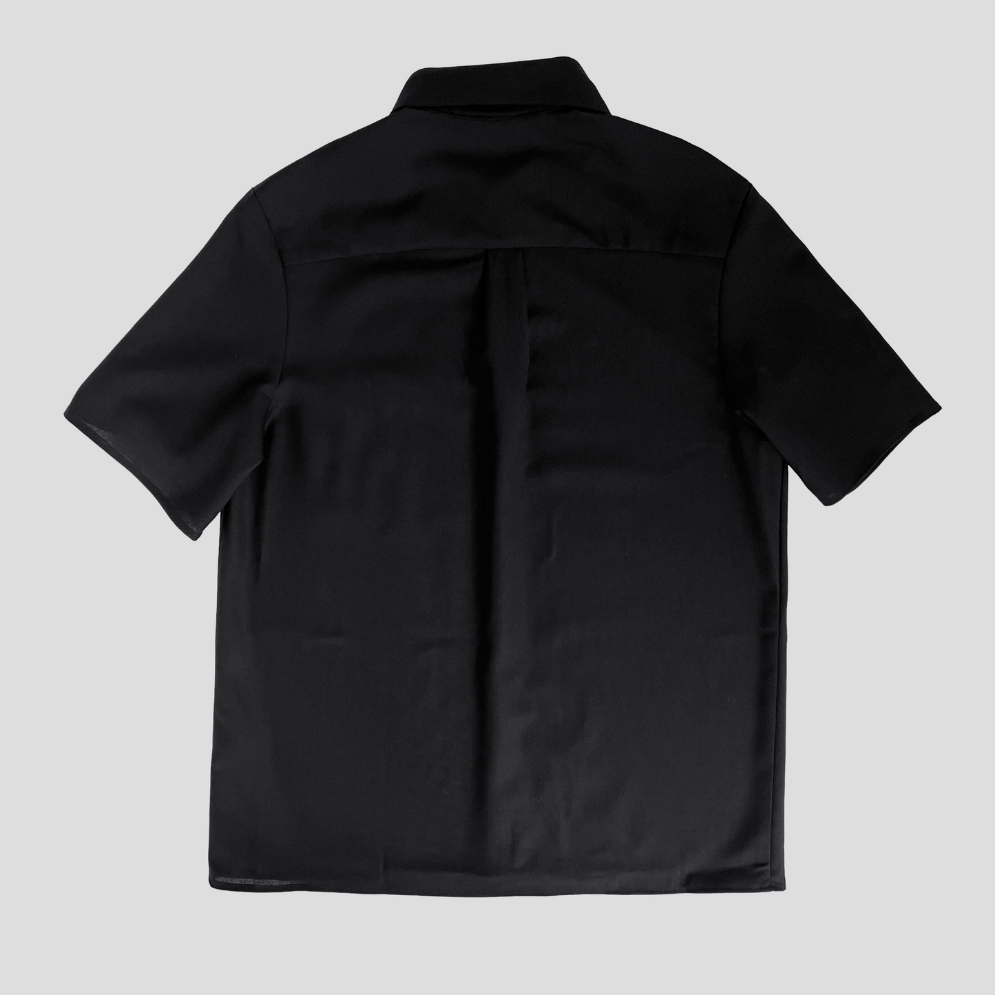 Black Wool Shirt