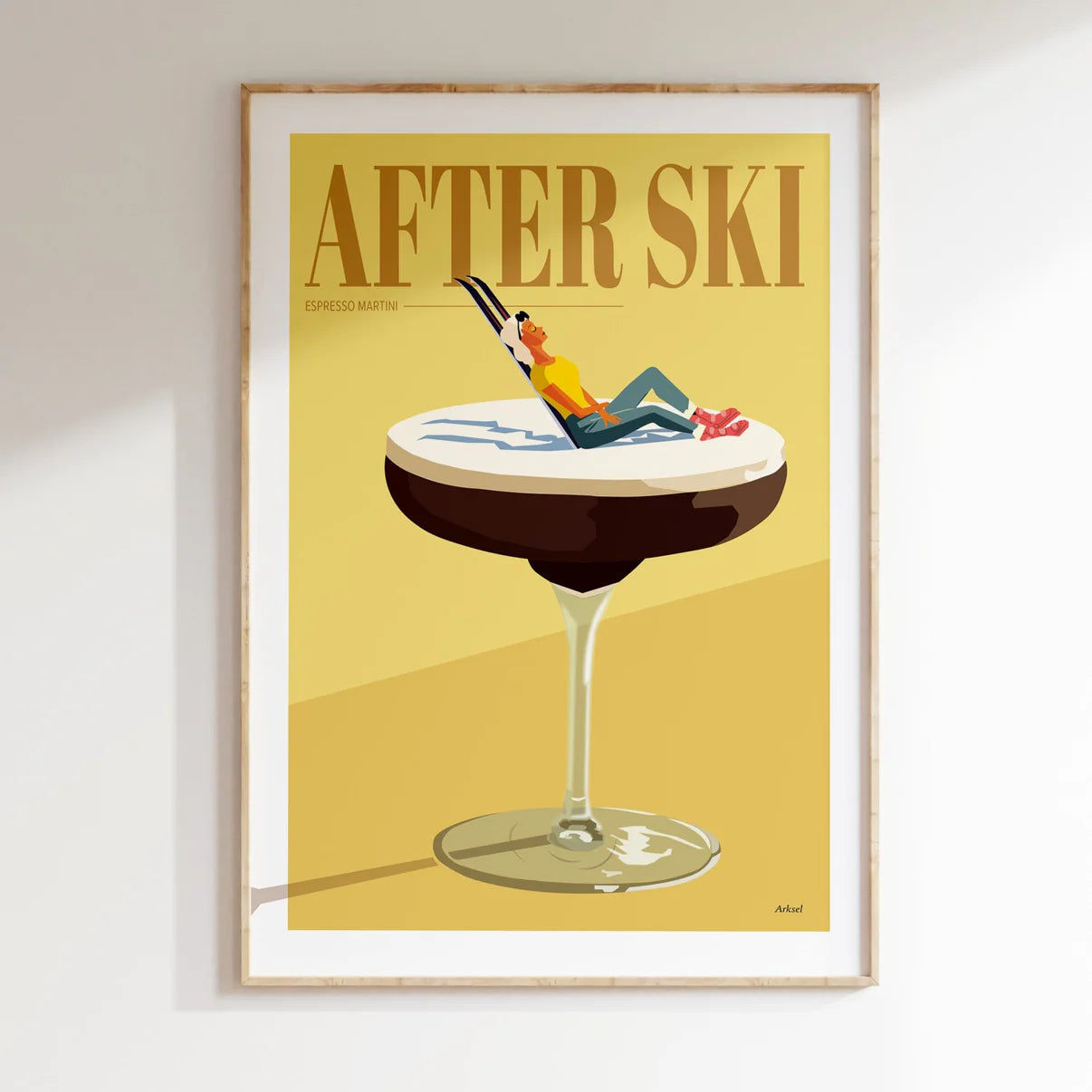 Afterski tjej Poster