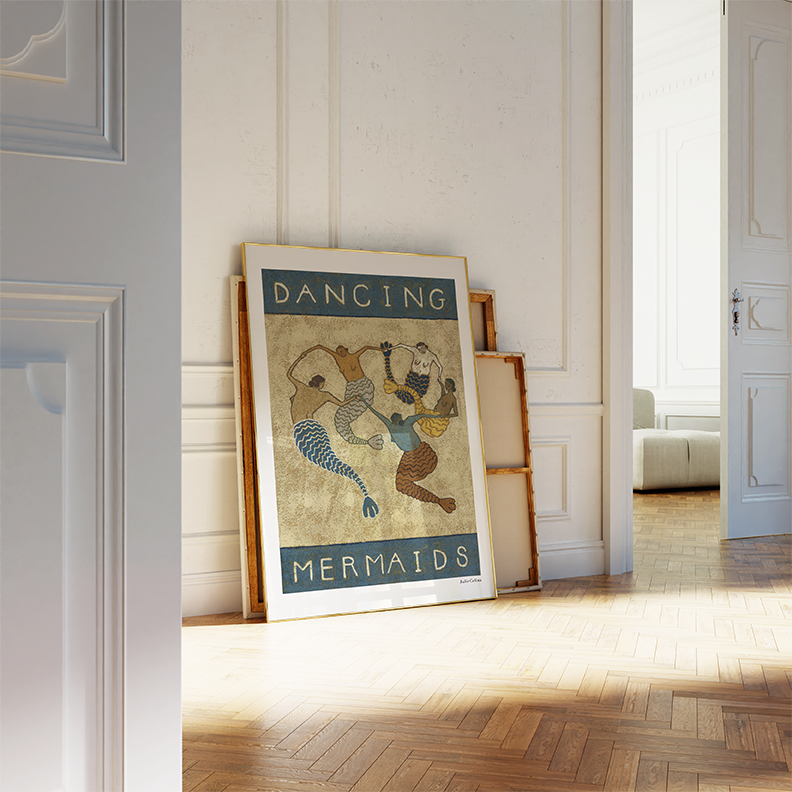 Dancing Mermaids - Poster