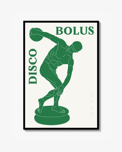 Discobolus (Green) - Poster