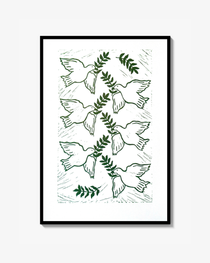 Doves of peace Poster