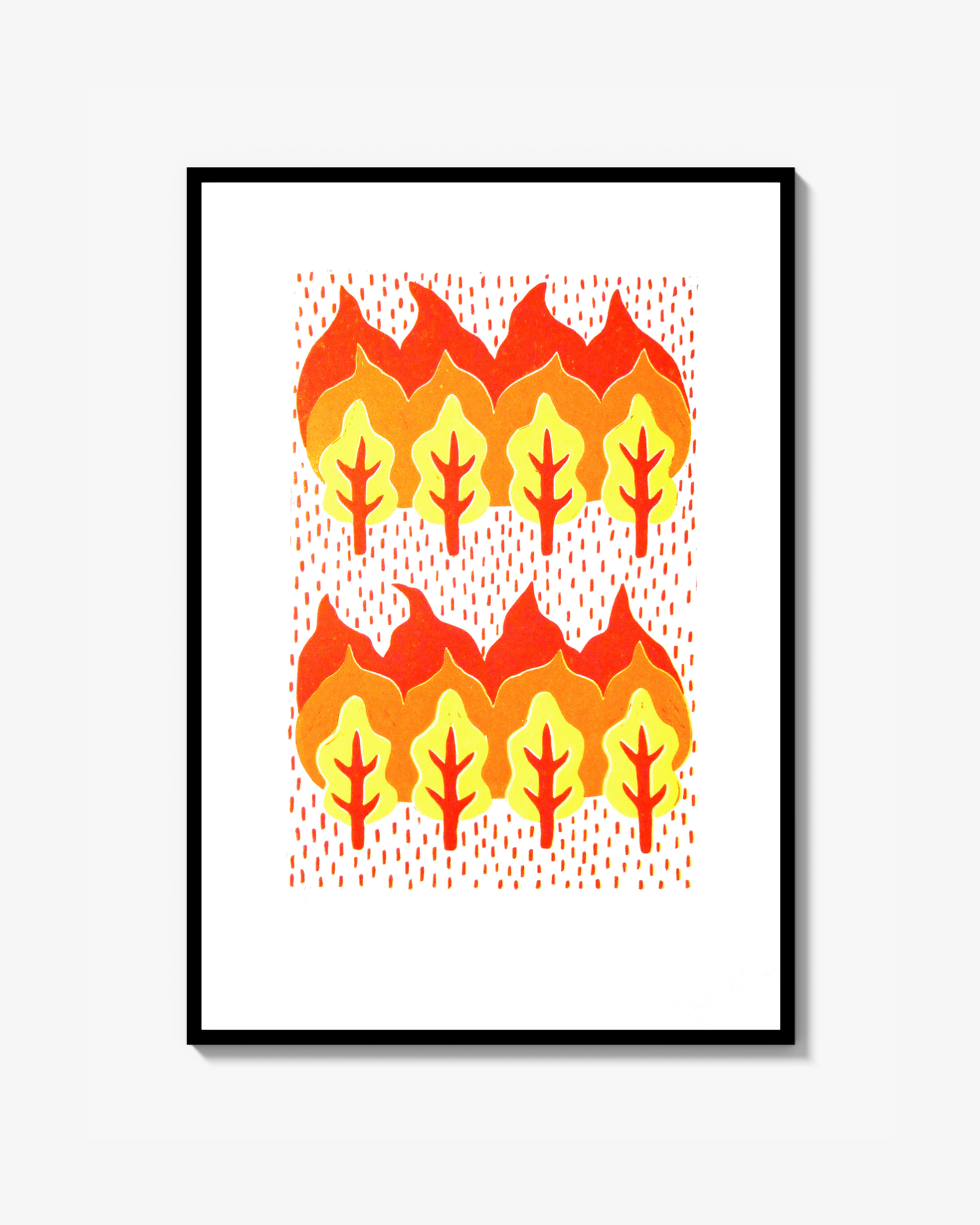 Fire forest Poster