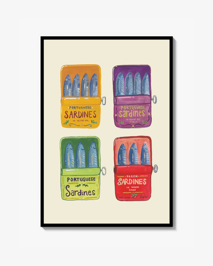 Four Sardines Poster