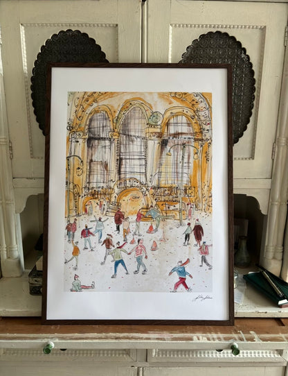 Ice skating - Print