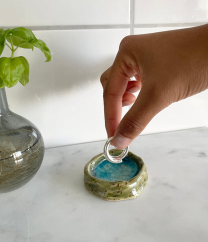 Gemstones Bowl - Chrysocolla