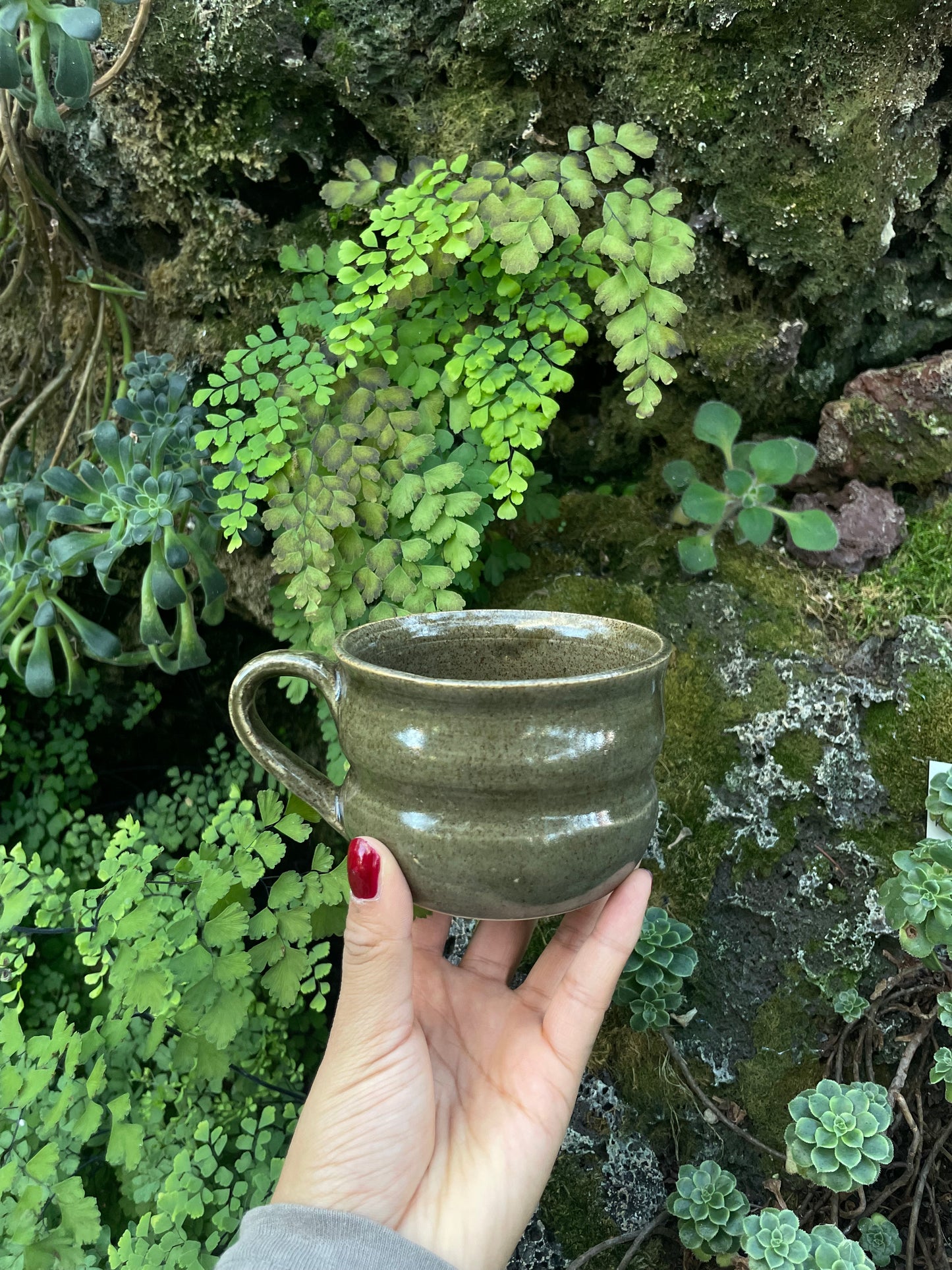 Tea Cup - Moss