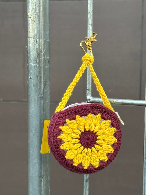 Selma - Burgundy/sunflower yellow