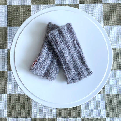 Wrist warmers - Light grey