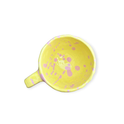 Cup & plate (SET) - Yellow & Pink