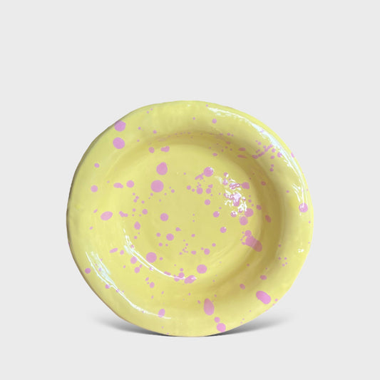 Spotted bowl - Yellow & Pink