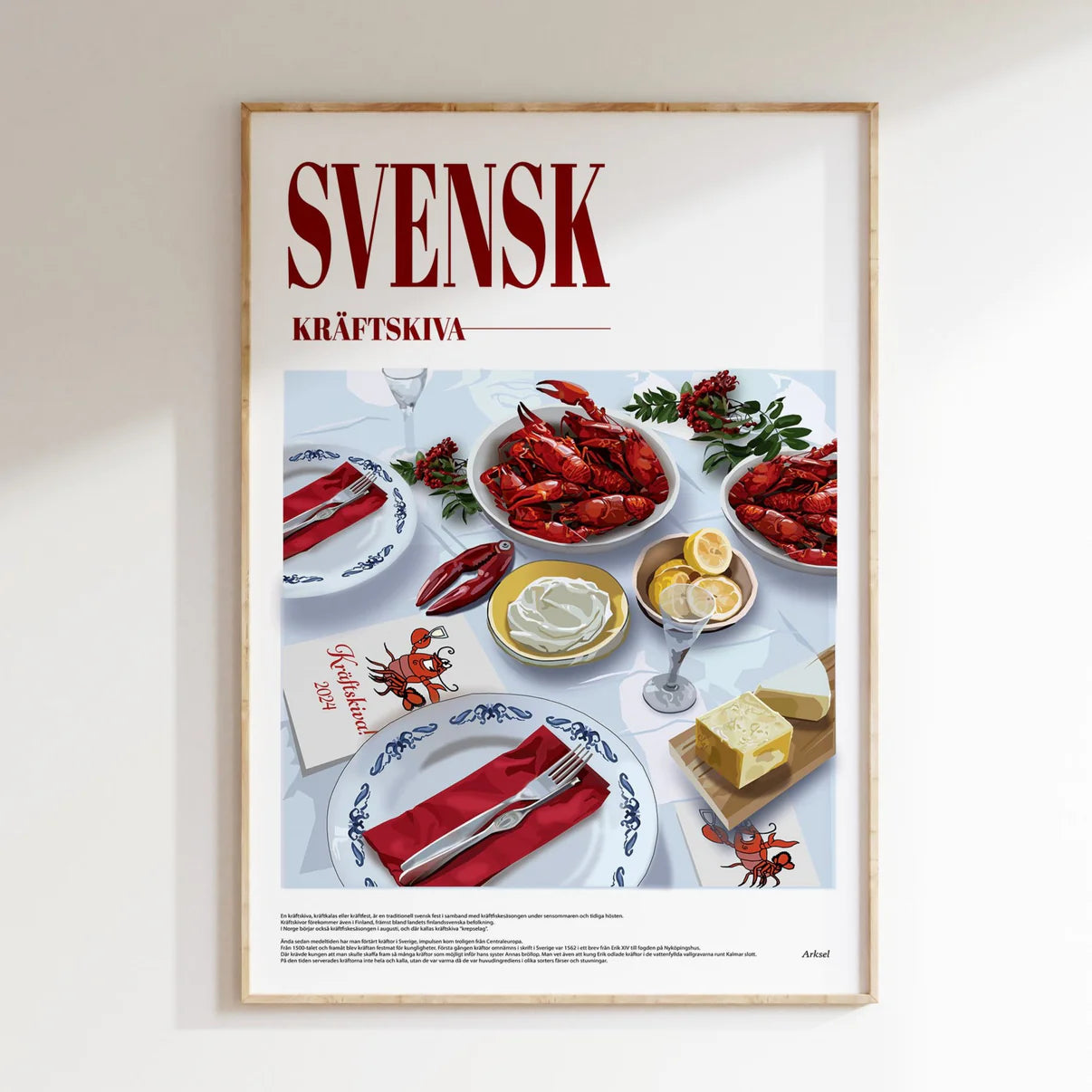 Kräftskiva Poster