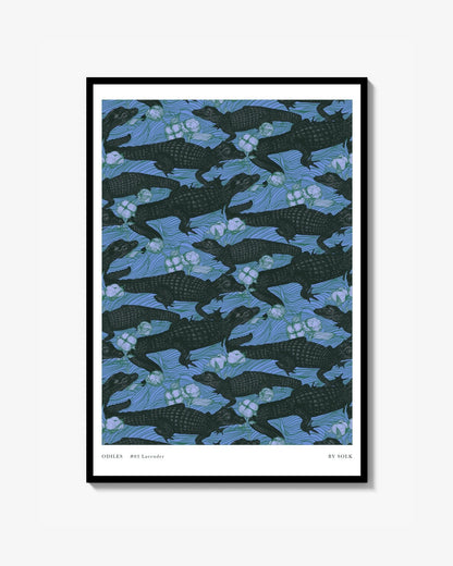 Odiles Lavendar Prints