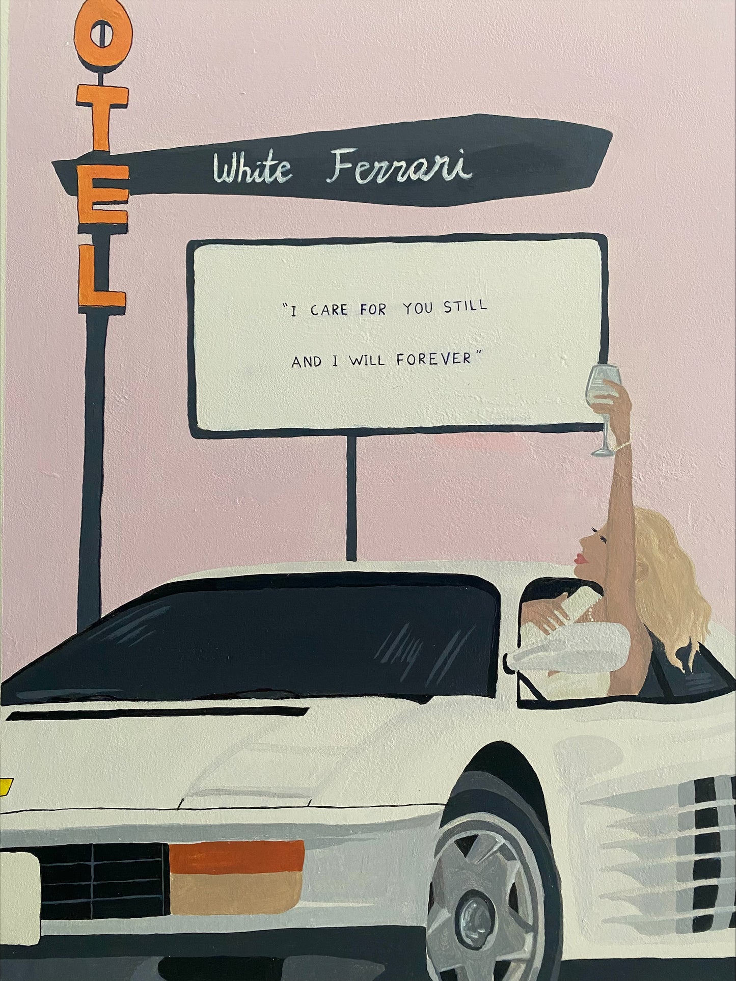 White Ferrari - Original