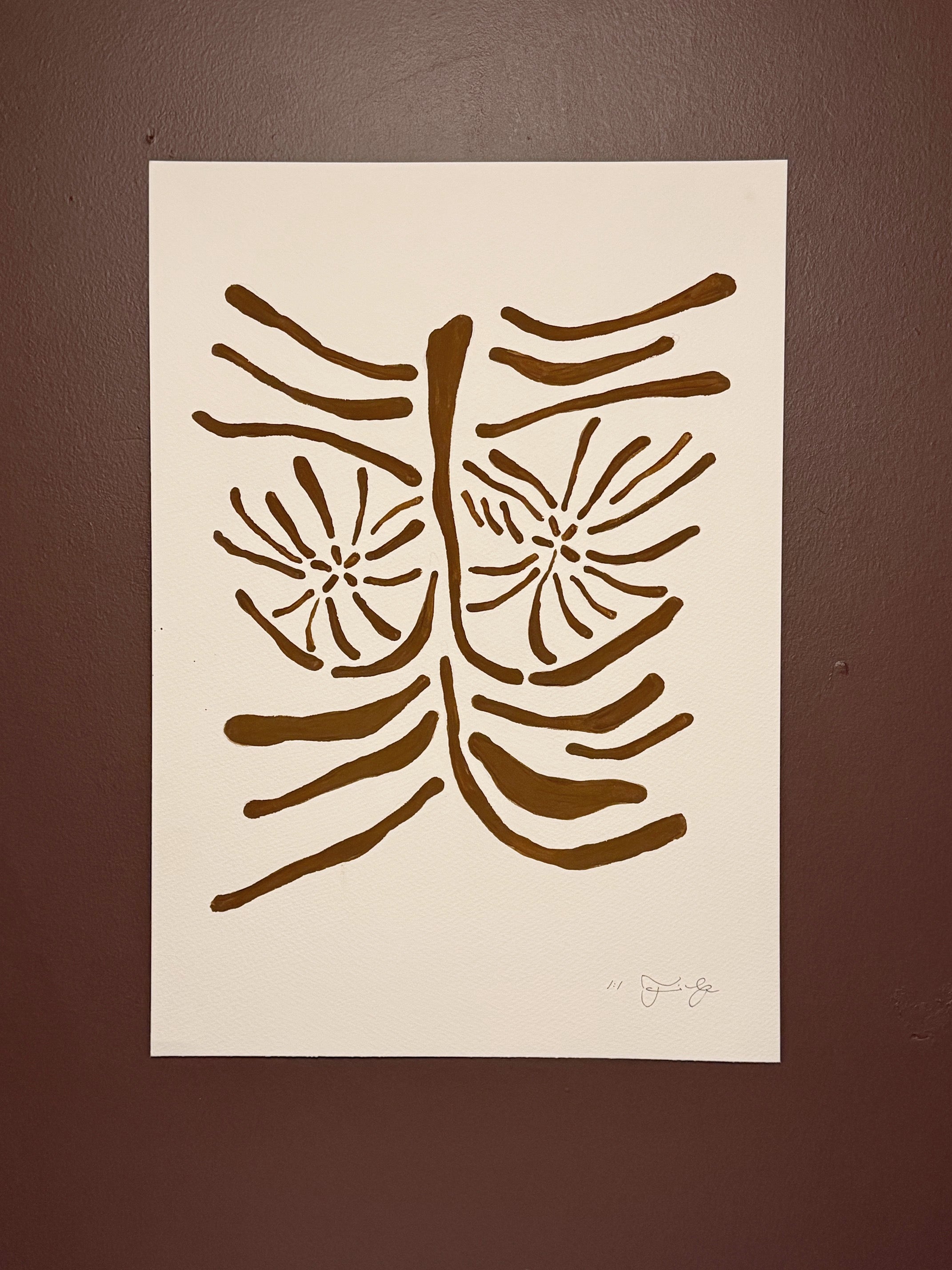 Original 1:1 - A part of our body - Dark brown small – Cay Collective