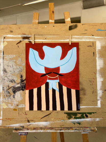 Striped Cowboy - Poster