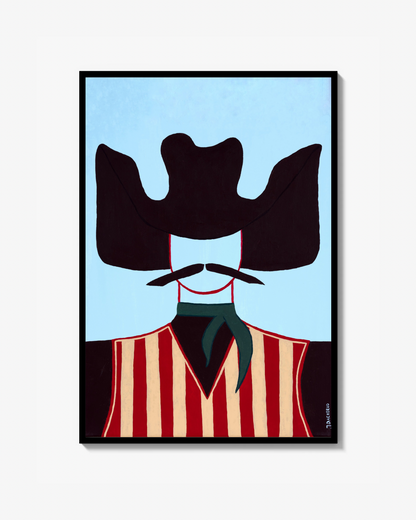 Also Striped Cowboy - Poster