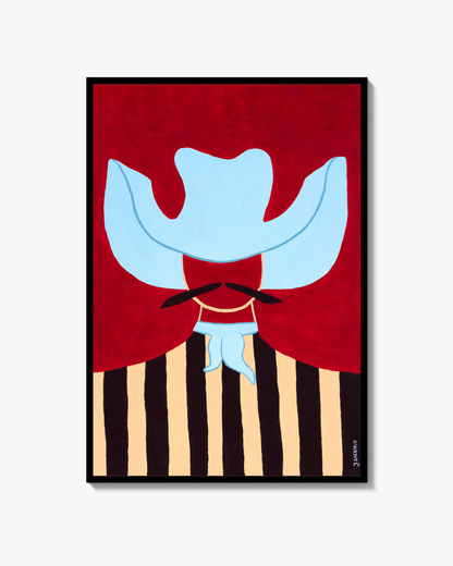 Striped Cowboy - Poster