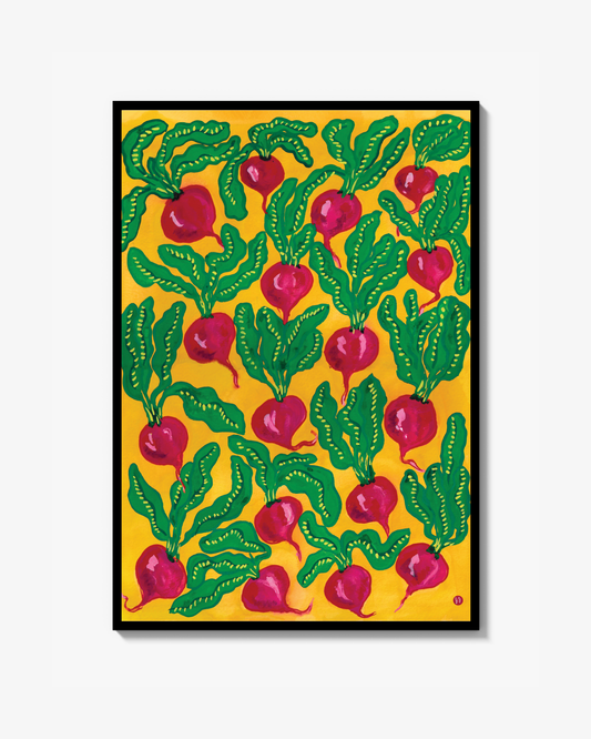 Radishes - Poster