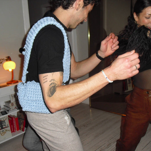 baby blue crossbody becky