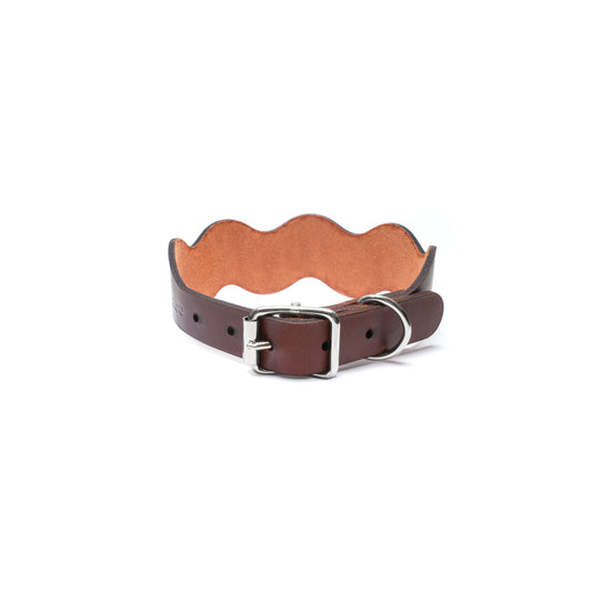 RIPPLE COLLAR - Dark chocolate