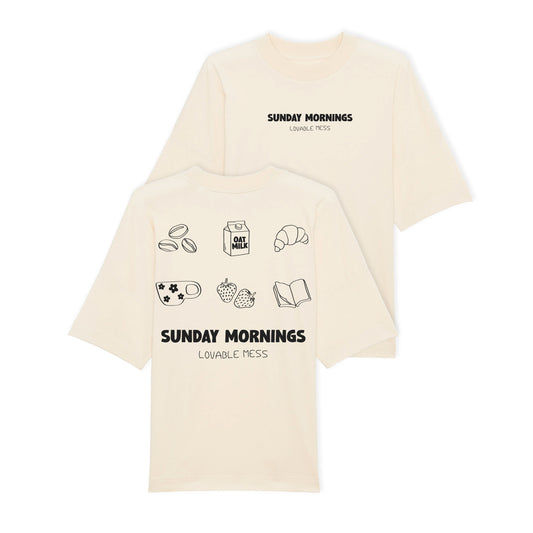 Sunday Mornings Natural T-shirt